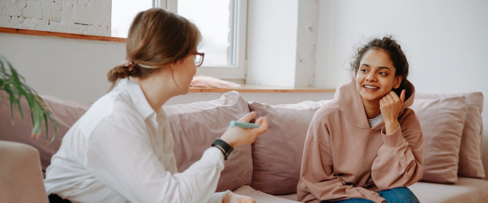 young woman in a consultation